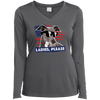 Ladies Long Sleeve Performance Vneck Tee