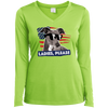 Ladies Long Sleeve Performance Vneck Tee